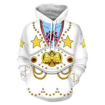Anime ONE PIECE RED Jinbe Sudadera Cosplay Navidad Fiesta 3D Impreso Casual